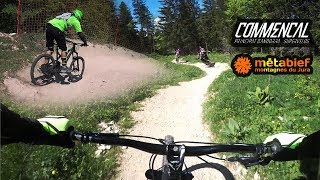 DownHill Piste Verte 📗  Bike All  Métabief Meta SX vs DH V4 [upl. by Onabru997]