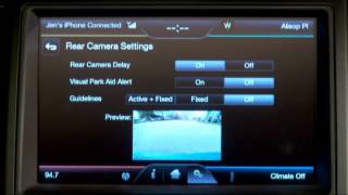 Settings  Adjusting the Rear View Camera Display [upl. by Rheba]