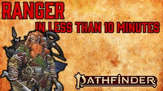 Ranger Bite Sized  How to Play Ranger in Pathfinder 2e [upl. by Hauge96]