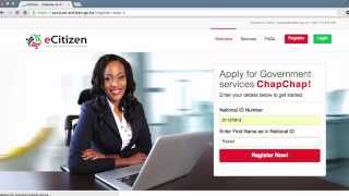 How to create an eCitizen account for Kenyan Citizens [upl. by Ahserkal]