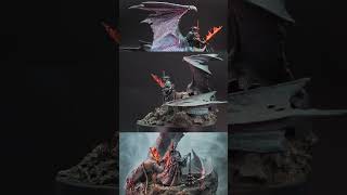 Golden Demon Entry Witch King painted minaiturewitch king making of shorts [upl. by Eniron]