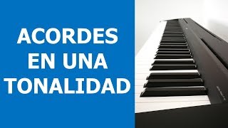 Las Tonalidades Musicales Qué acordes hay en una tonalidad y como encontrarlos [upl. by Neelak]