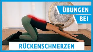 4 Übungen bei Rückenschmerzen  vom Physiotherapeuten [upl. by Sul]