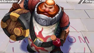 Gragas Caskbreaker Detailed Skin Spotlight  League of Legends [upl. by Aikahc595]