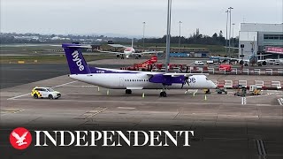 Flybe flights grounded after airline ceases trading [upl. by Kiel]