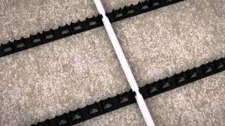 ProWarm Water Underfloor Heating Installation  Clip Rail Method [upl. by Anaerb]