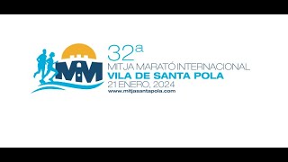 Retransmisión Mitja Marató Internacional Vila de Santa Pola 2024 [upl. by Ydroj491]