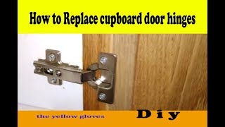 How to replace cupboard door hinges [upl. by Gargan]