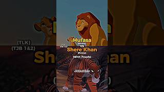 Mufasa vs Shere Khan [upl. by Dieball]