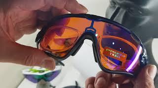 Oakley Prescription clip for Jawbreaker sports sunglasses  オークリー ジョーブレイカーのスポーツサングラス [upl. by Trudie]