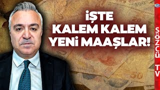 Asgari Ücret Emekli Memur Özgür Erdursun Yeni Zamlı Maaşları Kalem Kalem Hesapladı [upl. by Eelannej]