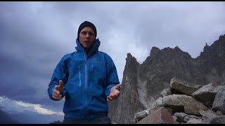 Climbing The Cordier Pillar With The Arcteryx Alpha SV jacket  Vlog 14 [upl. by Lotti]