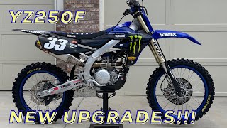 2022 Yamaha YZ250F  NEW UPGRADES and REV LIMITER [upl. by Kcirttap]