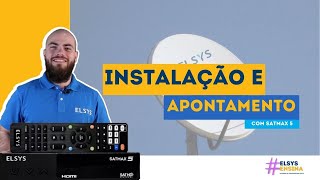 ElsysEnsina  Instalação e apontamento da antena Elsys com Satmax 5 [upl. by Ilojne]