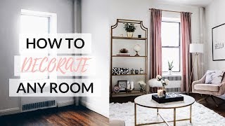 HOW TO DECORATE ANY ROOM  Easy Step By Step Guide [upl. by Dryfoos953]