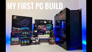 My First Gaming PC Build Asus ROG Build [upl. by Walter]