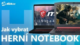 Jak vybrat herní notebook  Alzacz [upl. by Carlee681]