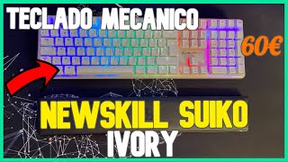 ⌨ Teclado MECÁNICO Newskill Suiko Ivory 😍 PRECIOSO  Review [upl. by Naji119]