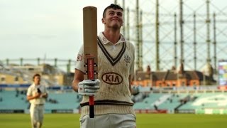 Dominic Sibley scores 220 not out for Surrey against Yorkshire [upl. by Colwen]