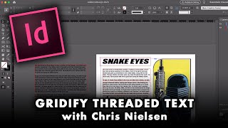 How to Gridify and Thread Text Frames in InDesign [upl. by Kannav734]