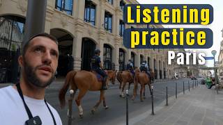 Easy French in Paris Listening Practice  Episode 6 FREN Subtitles Native French listening [upl. by Nimajeb]