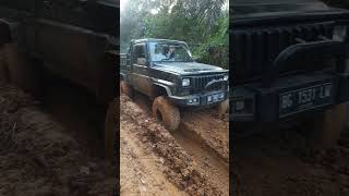 Nyemprot Musim Hujan Ginilah Jalannya offroad kuansing sawit kuansingriau sawitriau [upl. by Rillis794]