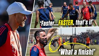 Inside Man Utd PreSeason Training NEW Ideas Van Nistelrooy Changes FINISHING amp More [upl. by Althee]