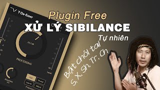 Plugin Free TDeEsser Xử lý chói sibilance từ giọng hát rất Tự nhiên [upl. by Tomasina656]