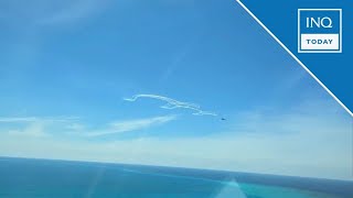 PH fighter jet patrols West Philippine Sea tests flare maneuvers  INQToday [upl. by Elisee161]