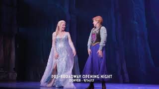 FROZEN PreBroadway Opening Night  Denver 9142017 [upl. by Champ]