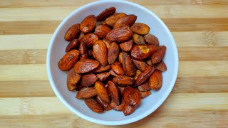 Spicy Roasted Almonds recipe [upl. by Edva]