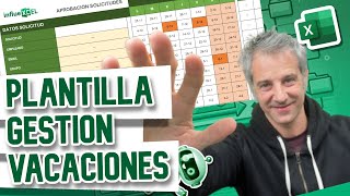 Plantillla descargable Excel VACACIONES 2024 [upl. by Anaibaf]