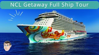 NCL Getaway  Full Cruise Ship Tour  2022  Norwegian Breakaway Class Ship [upl. by Posehn]