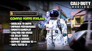 CONFIG 90FPS FIX LAG LOW END DEVICE   CONFIG CODM SEASON 7 [upl. by Aronel207]