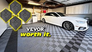 Installing VEVOR Floor Tiles In My Dream Garage [upl. by Donnamarie]