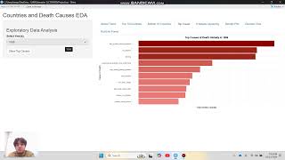 Shiny App For the EDA of Countries and Death Causes Dataset  CITS4009 Project [upl. by Agnola]