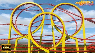 Mindbender Galaxyland Recreation  Preview POV  NoLimits 2 Roller Coaster Simulation [upl. by Lancelot856]