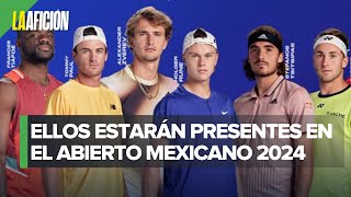 Los 5 jugadores top estarán en el Abierto Mexicano de Tenis [upl. by Philine]