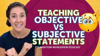 Objective vs Subjective Statements for Kids [upl. by Bobbette642]