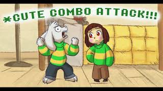 Undertale Comic Dub  Cute Combo Attack [upl. by Anaynek]