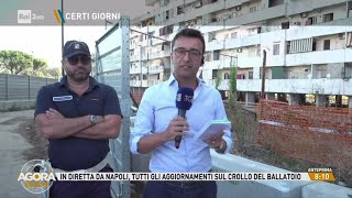 Crollo di Scampia cosa è successo le vittime  Agorà Estate 23072024 [upl. by Nnylaf]