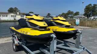 SeaDoo Speedster 200  510 hp VS SeaDoo RXTX 255 hp  GOPRO Boat vs Jet ski [upl. by Neiv175]