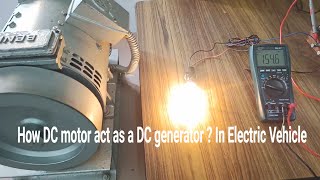 Thrilling DC Motor as a Generator Trial [upl. by Reel]