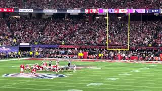 LIVE Super Bowl 58 Streaker amp Longest Field Goal in Super Bowl History By KC Chiefs Harrison Butker [upl. by Etsirk]