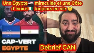 Une Égypte🇪🇬 miraculée grâce au match nul entre le Ghana🇬🇭 et le Mozambique🇲🇿 [upl. by Atikim]