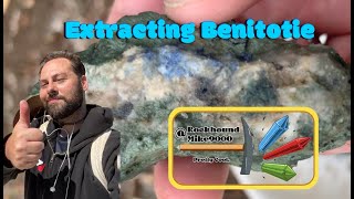 Extracting Benitoite [upl. by Bilac639]