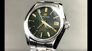 Grand Seiko HiBeat SBGH271 GREEN Dial Grand Seiko Watch Review [upl. by Acima]