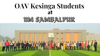 OAV Kesinga Kalahandi Students Visit IIM Sambalpur this New Year in 2024 [upl. by Ydisahc]