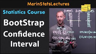 Bootstrap Confidence Interval with Examples  Statistics Tutorial 36  MarinStatsLectures [upl. by Tebasile422]