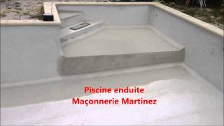 Piscine avec petit bassin wwwmaconneriemartinezfr [upl. by Cogswell]